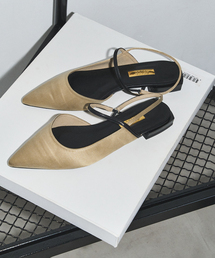 GRISE | 《追加/WEB+一部店舗限定》GRISEポインテッドストラップスリングバック(その他シューズ)