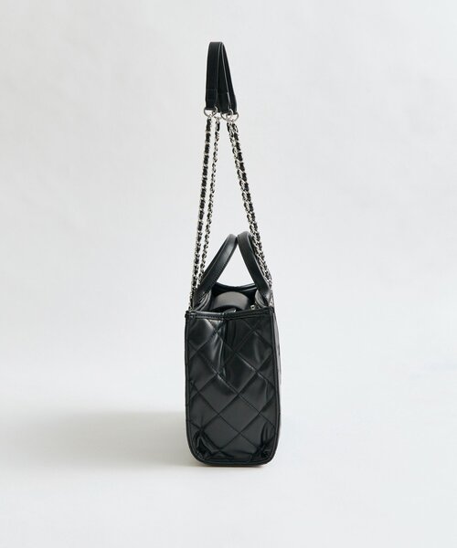 OLIVE des OLIVE（オリーブデオリーブ）の「【Belle Charme】Belle Charme Quilted Mini Tote（トートバッグ・レディース・ピンク/アイボリー/ブラック・FREE）」の11枚目の写真