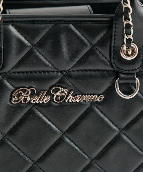 OLIVE des OLIVE（オリーブデオリーブ）の「【Belle Charme】Belle Charme Quilted Mini Tote（トートバッグ・レディース・ピンク/アイボリー/ブラック・FREE）」の13枚目の写真
