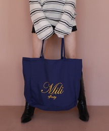 Mili affinity（ミリアフィニティー）の「ロゴビックトートバック（トートバッグ）」