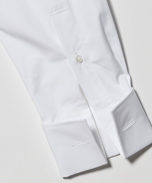 UNITED ARROWS(ユナイテッドアローズ)の「THOMAS MASON ブロード レギュラーカラー ダブルカフス シャツ(シャツ/ブラウス・メンズ・ホワイト・40cm/41cm/39cm/38cm)」の5枚目の写真