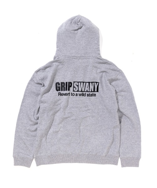 GRIP SWANY(グリップスワニー)の「【GSMCT-075】 GS SWEAT HOODIE(パーカー・メンズ・グレー/ヘザーグレー・M/L/XL)」の5枚目の写真