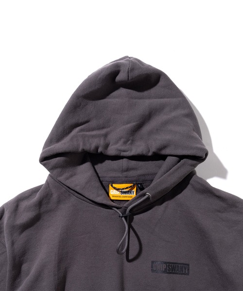 GRIP SWANY(グリップスワニー)の「【GSMCT-075】 GS SWEAT HOODIE(パーカー・メンズ・グレー/ヘザーグレー・M/L/XL)」の10枚目の写真