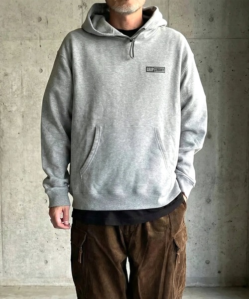 GRIP SWANY(グリップスワニー)の「【GSMCT-075】 GS SWEAT HOODIE(パーカー・メンズ・グレー/ヘザーグレー・M/L/XL)」の13枚目の写真