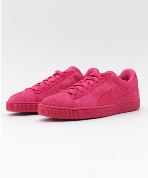 PUMA(プーマ)の「スウェード クラシック + COLORED ウィメンズ (WOMEN)(スニーカー・レディース・ブルー/レッド/グリーン・25.0cm/25.5cm/23.0cm/23.5cm/24.0cm/24.5cm/22.5cm)」の3枚目の写真