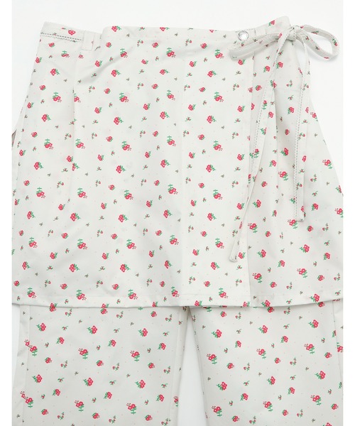Little sunny bite(リトルサニーバイト)の「【Little Sunny Bite】floral nylon pants(その他パンツ・レディース・ピンク/ホワイト/ブラック・MEDIUM/SMALL)」の7枚目の写真