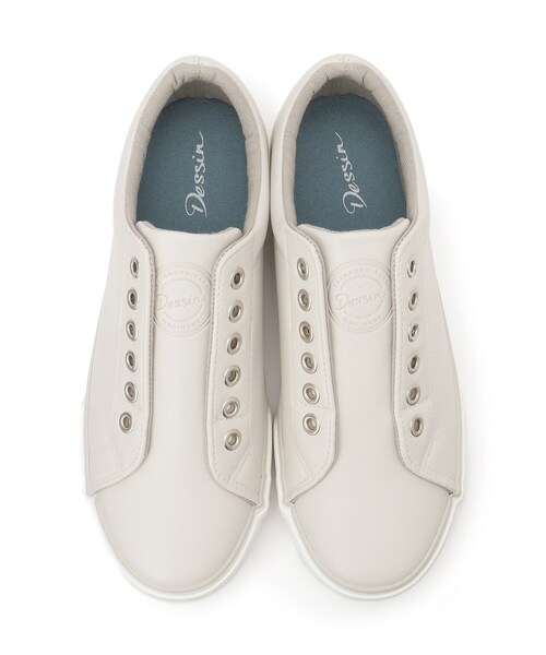 Dessin（デッサン）の「【2WAY】スムーススニーカー（スニーカー・レディース・ライトグレー/ホワイト・50/45/40/35/30）」の8枚目の写真