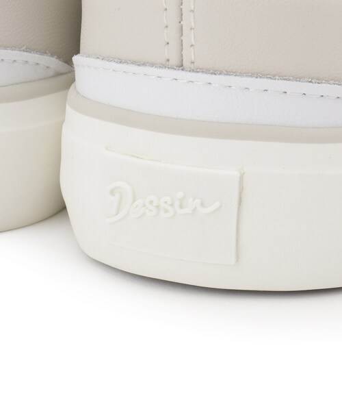 Dessin（デッサン）の「【2WAY】スムーススニーカー（スニーカー・レディース・ライトグレー/ホワイト・50/45/40/35/30）」の12枚目の写真