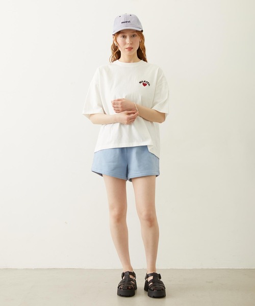 MILKFED.(ミルクフェド)の「1995 TWILL PATCH WIDE S/S TEE(Tシャツ/カットソー・レディース・ブラック/イエロー/ホワイト・M/L)」の5枚目の写真