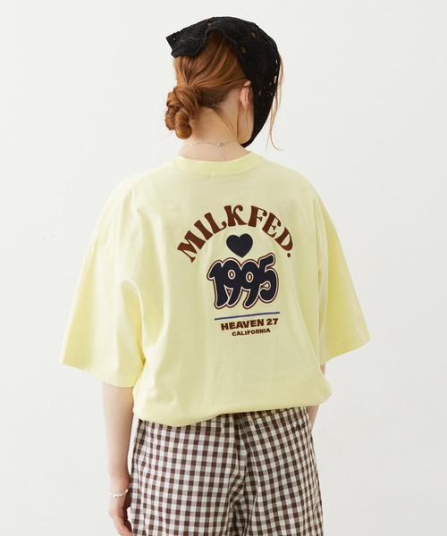 MILKFED.(ミルクフェド)の「1995 TWILL PATCH WIDE S/S TEE(Tシャツ/カットソー・レディース・ブラック/イエロー/ホワイト・M/L)」の9枚目の写真