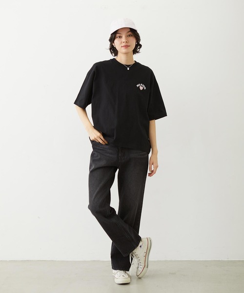 MILKFED.(ミルクフェド)の「1995 TWILL PATCH WIDE S/S TEE(Tシャツ/カットソー・レディース・ブラック/イエロー/ホワイト・M/L)」の19枚目の写真