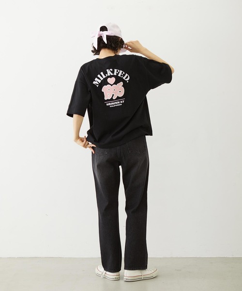 MILKFED.(ミルクフェド)の「1995 TWILL PATCH WIDE S/S TEE(Tシャツ/カットソー・レディース・ブラック/イエロー/ホワイト・M/L)」の20枚目の写真