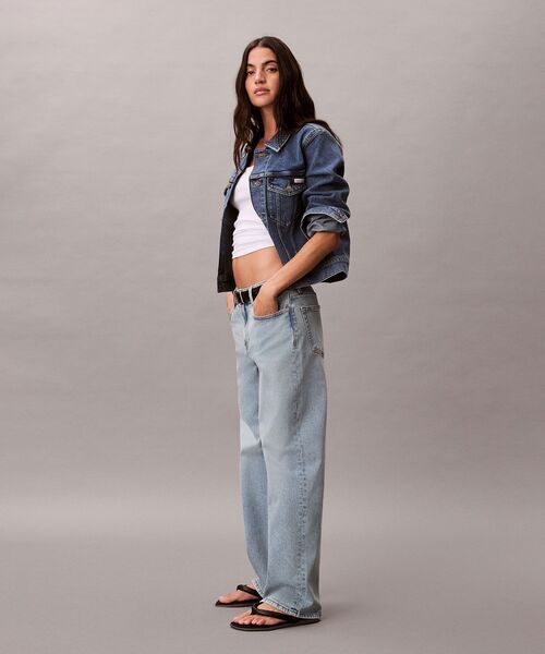 Calvin Klein(カルバン・クライン)の「クラシックトラッカージャケット(デニムジャケット・レディース・ブルー・S/M)」の8枚目の写真