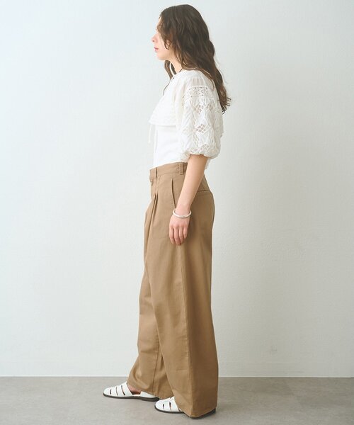 Whim Gazette（ウィムガゼット）の「ボレロブラウス（カーディガン/ボレロ・レディース・チャコールグレー/オフホワイト/ブラック・FREE）」の11枚目の写真