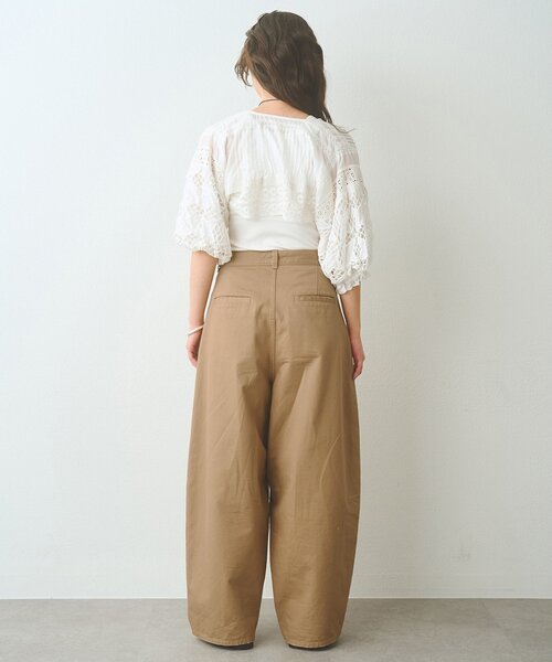 Whim Gazette（ウィムガゼット）の「ボレロブラウス（カーディガン/ボレロ・レディース・チャコールグレー/オフホワイト/ブラック・FREE）」の13枚目の写真