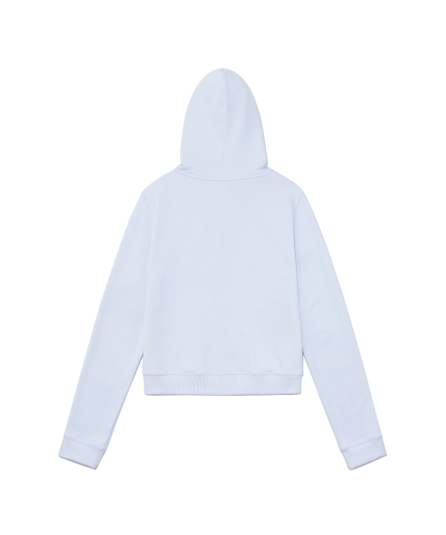 THECOLDESTMOMENT(ザコールデストモーメント)の「TCM dot hooded zip-up (sky blue)(パーカー・レディース・その他・LARGE/SMALL/MEDIUM)」の3枚目の写真
