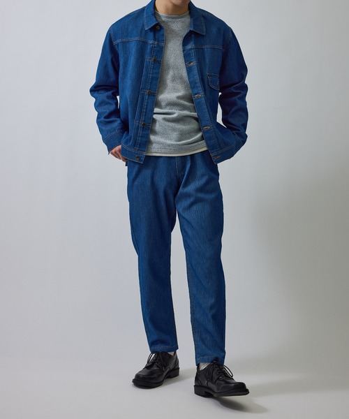  j.n.r.d（ジェー・エヌ・アール・ディー）の「チルジーンズイージーパンツ/セットアップ対応/軽量/ドライタッチ/軽量（デニムパンツ・メンズ・グレー/ネイビー/ブルー系その他6/ブラック・L/LL/M/S）」の15枚目の写真