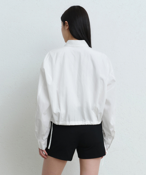 MUSINSA STANDARD WOMAN（ムシンサスタンダードウーマン）の「ウィメンズ RN ボリューム ストリング シャツジャケット [ホワイト]（シャツ/ブラウス・レディース・その他・MEDIUM/LARGE/X-SMALL/SMALL）」の3枚目の写真