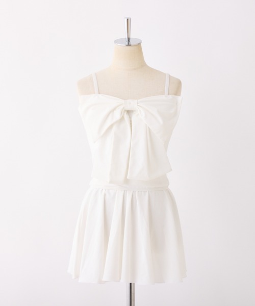 one after another NICE CLAUP（ワンアフターアナザーナイスクラップ）の「swimwear/フロントリボン+シアーカーディガン/4点セット（水着・レディース・ホワイト系/ミント・FREE）」の20枚目の写真