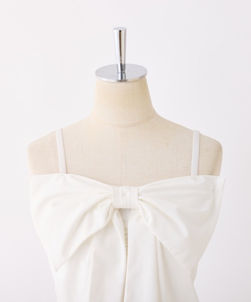 one after another NICE CLAUP（ワンアフターアナザーナイスクラップ）の「swimwear/フロントリボン+シアーカーディガン/4点セット（水着・レディース・ホワイト系/ミント・FREE）」の10枚目の写真