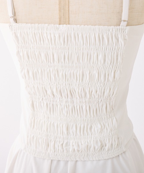 one after another NICE CLAUP（ワンアフターアナザーナイスクラップ）の「swimwear/フロントリボン+シアーカーディガン/4点セット（水着・レディース・ホワイト系/ミント・FREE）」の12枚目の写真