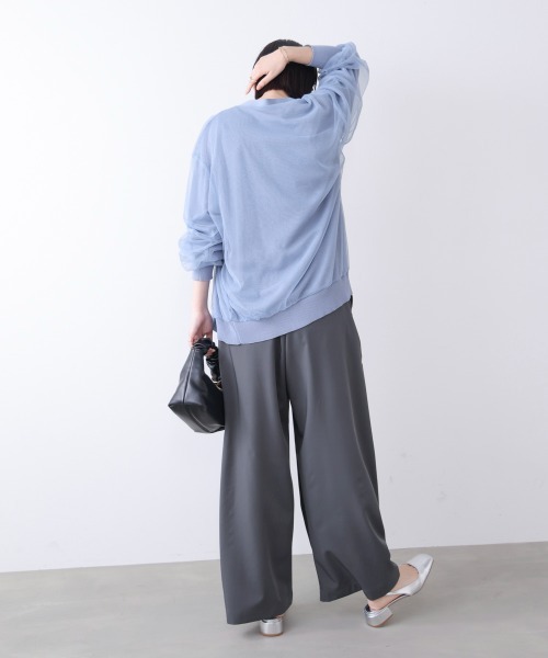 Bou Jeloud(ブージュルード)の「異素材ワークパンツ(その他パンツ・レディース・チャコールグレー/ベージュ/カーキ・FREE)」の6枚目の写真