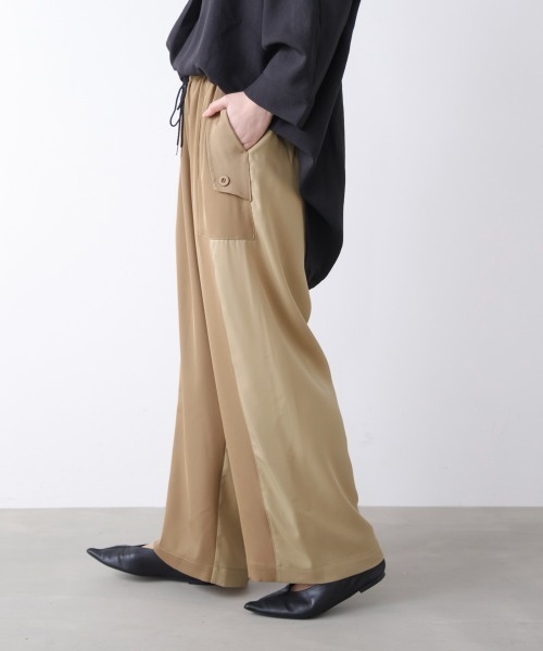 Bou Jeloud(ブージュルード)の「異素材ワークパンツ(その他パンツ・レディース・チャコールグレー/ベージュ/カーキ・FREE)」の11枚目の写真