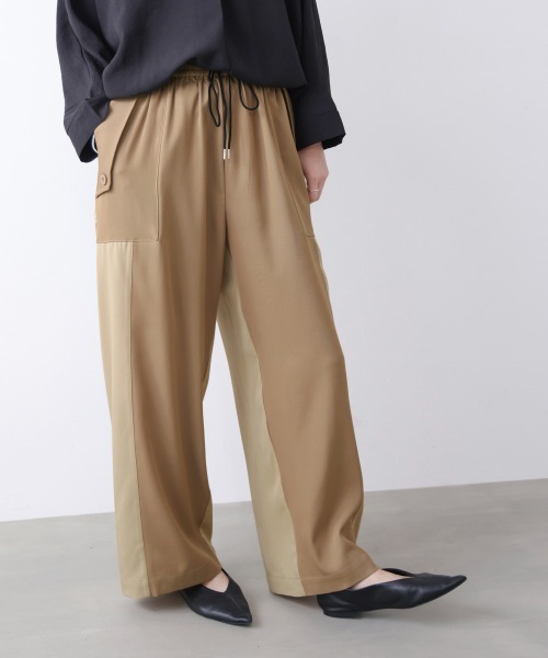 Bou Jeloud(ブージュルード)の「異素材ワークパンツ(その他パンツ・レディース・チャコールグレー/ベージュ/カーキ・FREE)」の15枚目の写真