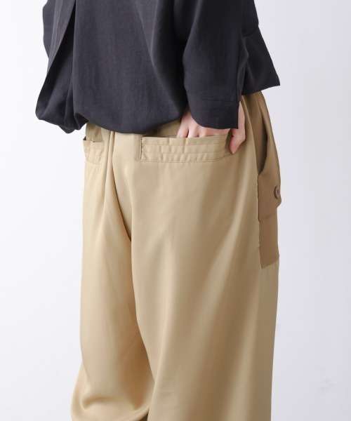 Bou Jeloud(ブージュルード)の「異素材ワークパンツ(その他パンツ・レディース・チャコールグレー/ベージュ/カーキ・FREE)」の21枚目の写真