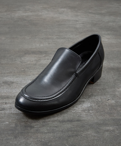 PADRONE(パドローネ)の「PADRONE パドローネ / BL Moccasin SHOES ヴァンプローファー レザーモカシンシューズ / PU8394-2111(ドレスシューズ・メンズ・ブラック・42/41/40)」の3枚目の写真