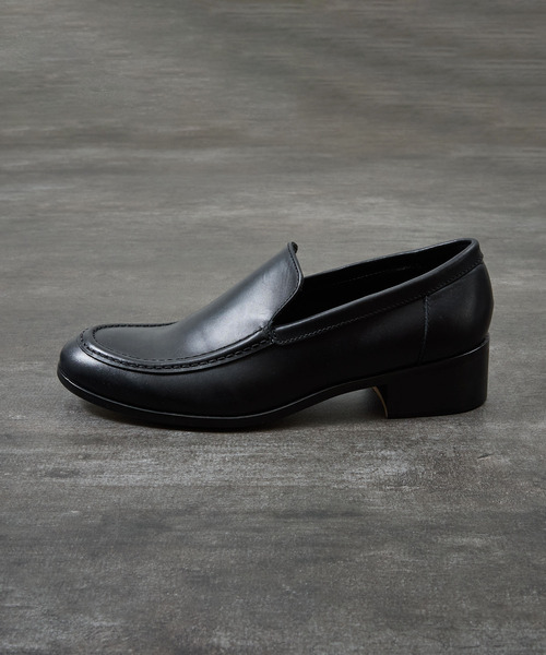 PADRONE(パドローネ)の「PADRONE パドローネ / BL Moccasin SHOES ヴァンプローファー レザーモカシンシューズ / PU8394-2111(ドレスシューズ・メンズ・ブラック・42/41/40)」の6枚目の写真