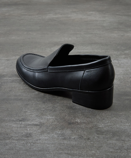 PADRONE(パドローネ)の「PADRONE パドローネ / BL Moccasin SHOES ヴァンプローファー レザーモカシンシューズ / PU8394-2111(ドレスシューズ・メンズ・ブラック・42/41/40)」の8枚目の写真