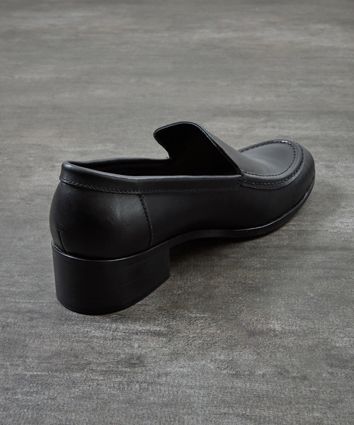 PADRONE(パドローネ)の「PADRONE パドローネ / BL Moccasin SHOES ヴァンプローファー レザーモカシンシューズ / PU8394-2111(ドレスシューズ・メンズ・ブラック・42/41/40)」の9枚目の写真