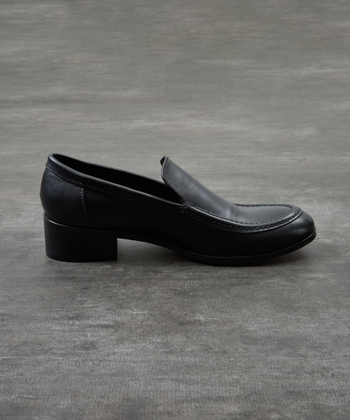 PADRONE(パドローネ)の「PADRONE パドローネ / BL Moccasin SHOES ヴァンプローファー レザーモカシンシューズ / PU8394-2111(ドレスシューズ・メンズ・ブラック・42/41/40)」の10枚目の写真
