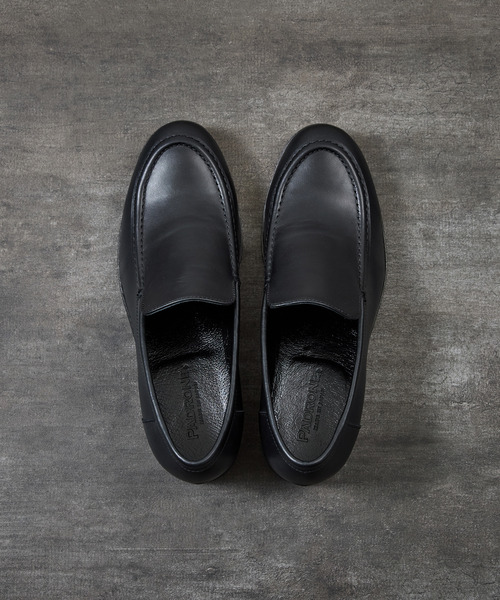 PADRONE(パドローネ)の「PADRONE パドローネ / BL Moccasin SHOES ヴァンプローファー レザーモカシンシューズ / PU8394-2111(ドレスシューズ・メンズ・ブラック・42/41/40)」の12枚目の写真
