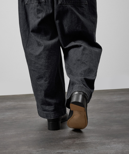 PADRONE(パドローネ)の「PADRONE パドローネ / BL Moccasin SHOES ヴァンプローファー レザーモカシンシューズ / PU8394-2111(ドレスシューズ・メンズ・ブラック・42/41/40)」の18枚目の写真