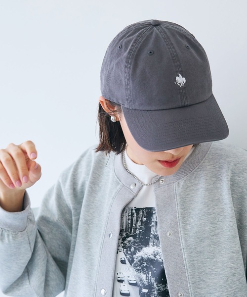 セール】POLO プレイヤー刺繍キャップ【CROSS FUNCTION/クロス