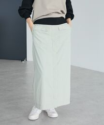 ナイロンダブルウエストIラインスカート