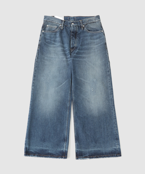 HOPE(ホープ)の「HOPE / ホープ SKID JEANS MID BLUE CROSS HATCH(デニムパンツ・メンズ・ネイビー・31/30/29)」の1枚目の写真