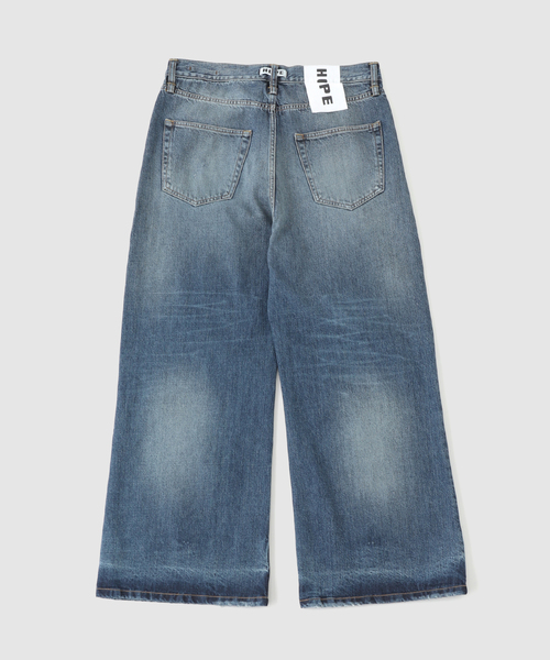 HOPE(ホープ)の「HOPE / ホープ SKID JEANS MID BLUE CROSS HATCH(デニムパンツ・メンズ・ネイビー・31/30/29)」の2枚目の写真