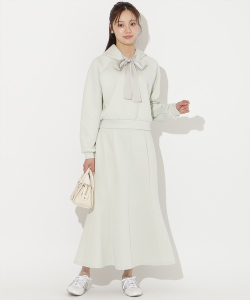 WILLSELECTION（ウィルセレクション）の「【SWEAT series】スウェットマーメイドスカート（スカート・レディース・サックスブルー/オフホワイト/ブラック/ミント・FREE）」の3枚目の写真