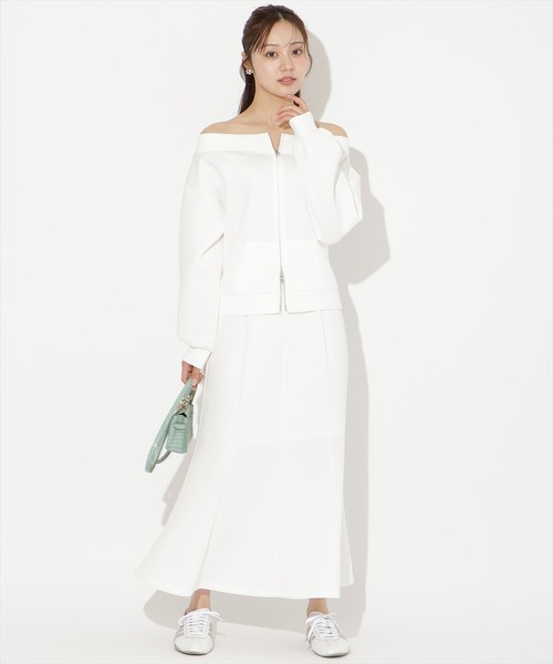 WILLSELECTION（ウィルセレクション）の「【SWEAT series】スウェットマーメイドスカート（スカート・レディース・サックスブルー/オフホワイト/ブラック/ミント・FREE）」の10枚目の写真