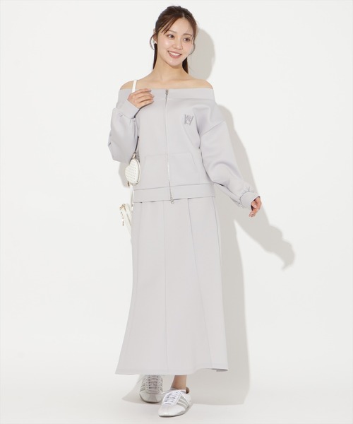 WILLSELECTION（ウィルセレクション）の「【SWEAT series】スウェットマーメイドスカート（スカート・レディース・サックスブルー/オフホワイト/ブラック/ミント・FREE）」の13枚目の写真