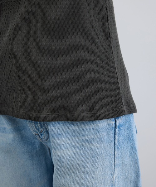 SALON adam et rope'（サロン アダム エ ロペ）の「【Angie La La for SALON】GENTLE intimate レースVネックプルオーバー（Tシャツ/カットソー・レディース・チャコールグレー/ホワイト・FREE）」の20枚目の写真