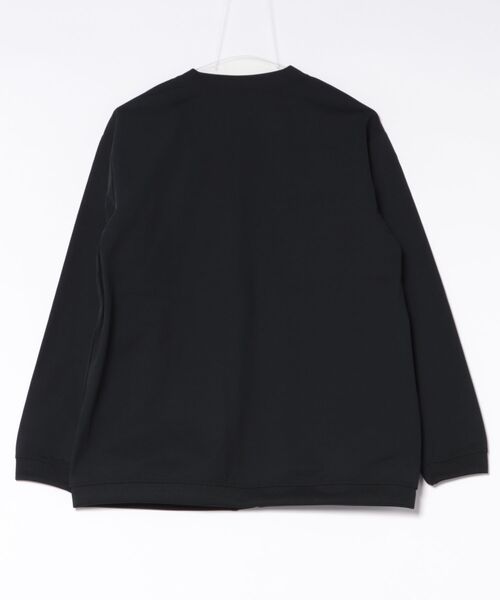 NAVY(ネイビー)の「SARARI テックジョーゼットカーディガン(カーディガン/ボレロ・メンズ・チャコール/ブラック・M/S/XL/L)」の3枚目の写真