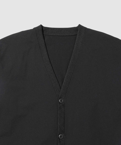 NAVY(ネイビー)の「SARARI テックジョーゼットカーディガン(カーディガン/ボレロ・メンズ・チャコール/ブラック・M/S/XL/L)」の15枚目の写真