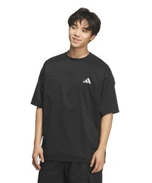 アディダス adidas シティテック ルーズフィット ドットエア ブリーザブル ウーブン半袖Tシャツ