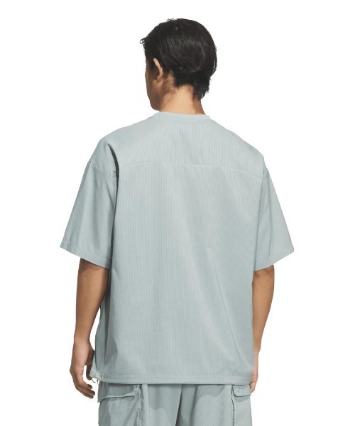 adidas(アディダス)の「アディダス adidas シティテック ルーズフィット ドットエア ブリーザブル ウーブン半袖Tシャツ(Tシャツ/カットソー・メンズ・オリーブ/ブラック/グリーン・S/M/3L/LL/L)」の6枚目の写真