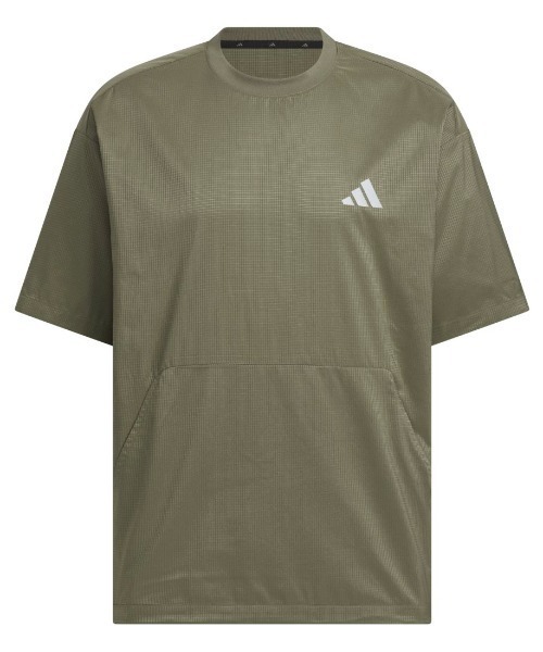 adidas(アディダス)の「アディダス adidas シティテック ルーズフィット ドットエア ブリーザブル ウーブン半袖Tシャツ(Tシャツ/カットソー・メンズ・オリーブ/ブラック/グリーン・S/M/3L/LL/L)」の10枚目の写真
