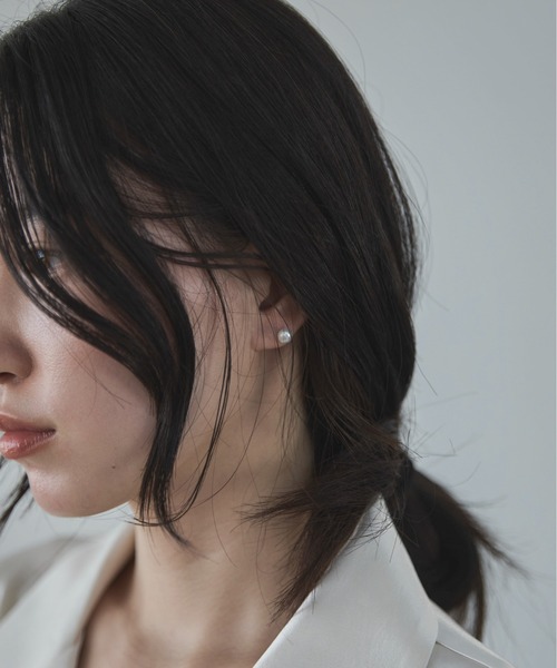 feepur(フェピュール)の「ミニパールピアス(ピアス(両耳用)・レディース・ホワイト・FREE)」の5枚目の写真